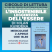 Circolo di lettura Milan Kundera