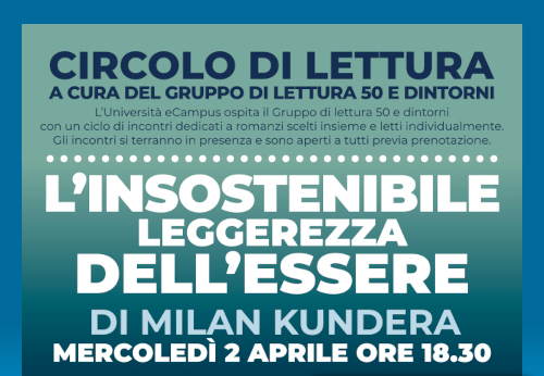 Circolo di lettura Milan Kundera