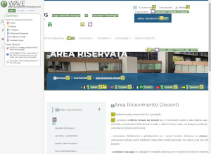 validazione Wave pagina Area Ricevimento Docenti