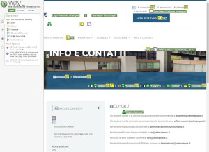 validazione webAIM pagina Info e Contatti