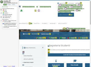 validazione Wave pagina Segreteria Studenti