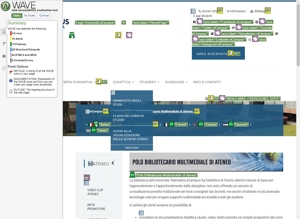 validazione Wave pagina Polo Bibliotecario Multimediale di Ateneo