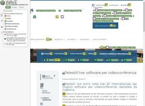 validazione Wave pagina Teleskill live software