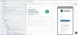 validazione Google-mobile pagina Login