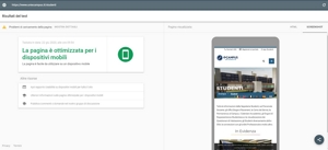validazione Google-mobile pagina Studenti