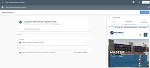 validazione Google-mobile pagina Master