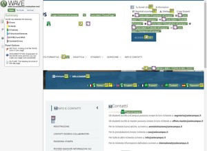 validazione webAIM pagina Info e Contatti