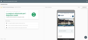 validazione Google-mobile pagina Info e Contatti