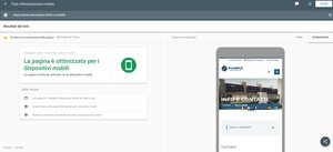validazione Google-mobile pagina Info e Contatti